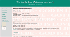 Desktop Screenshot of christian-science-nuernberg.de